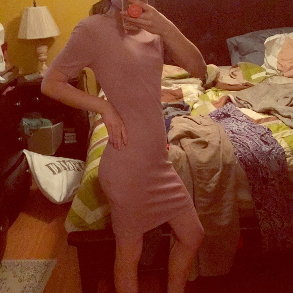 Pink tee shirt dress - Picture 1 of 2